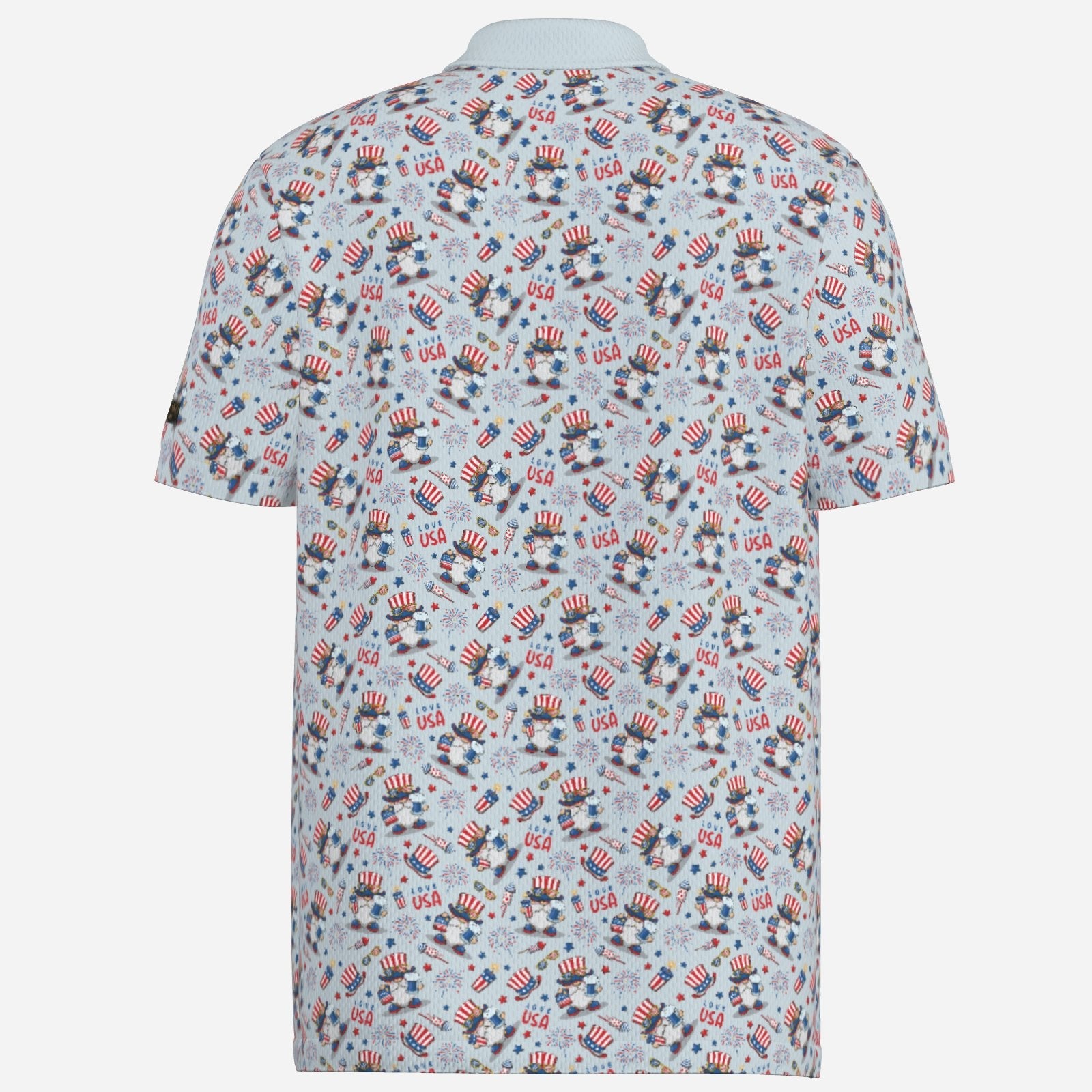 Uncle Sam 4th of July Performance Golf Polo