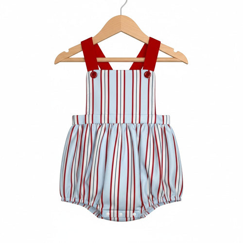 All-American Stripes Bubble Romper