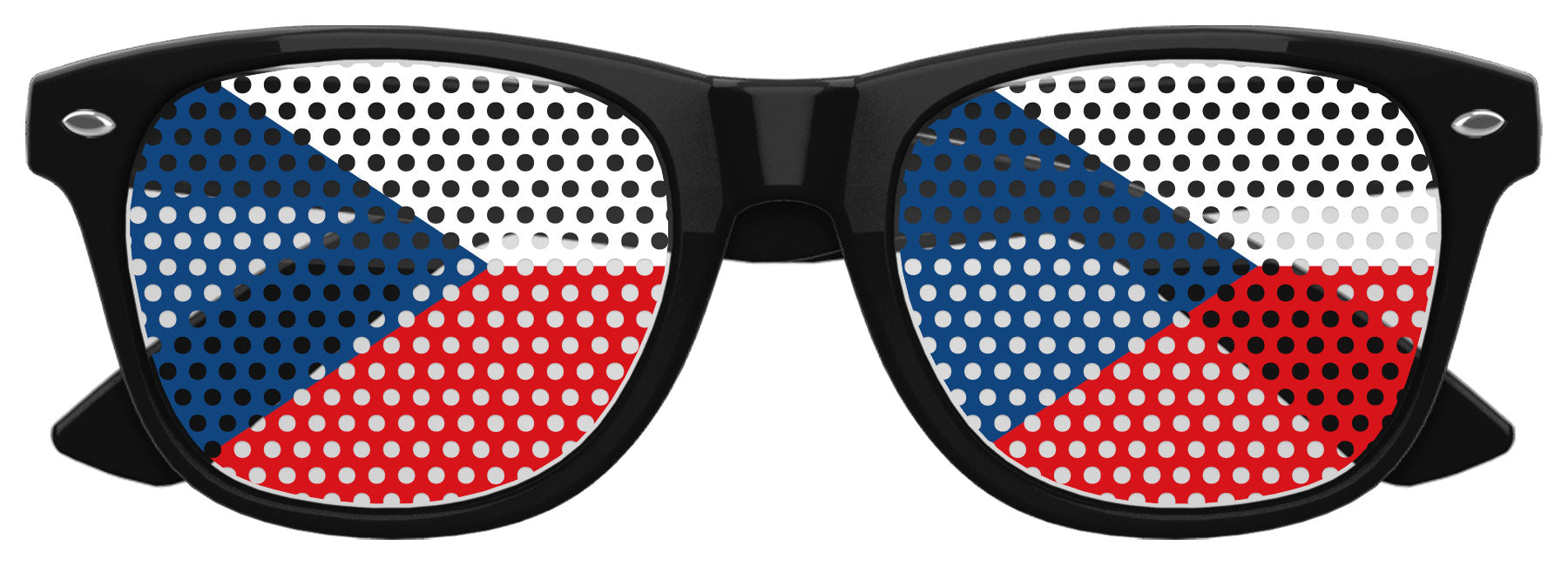 CZECH REPUBLIC / CZECHIA FLAG World Cup Party Sunglasses