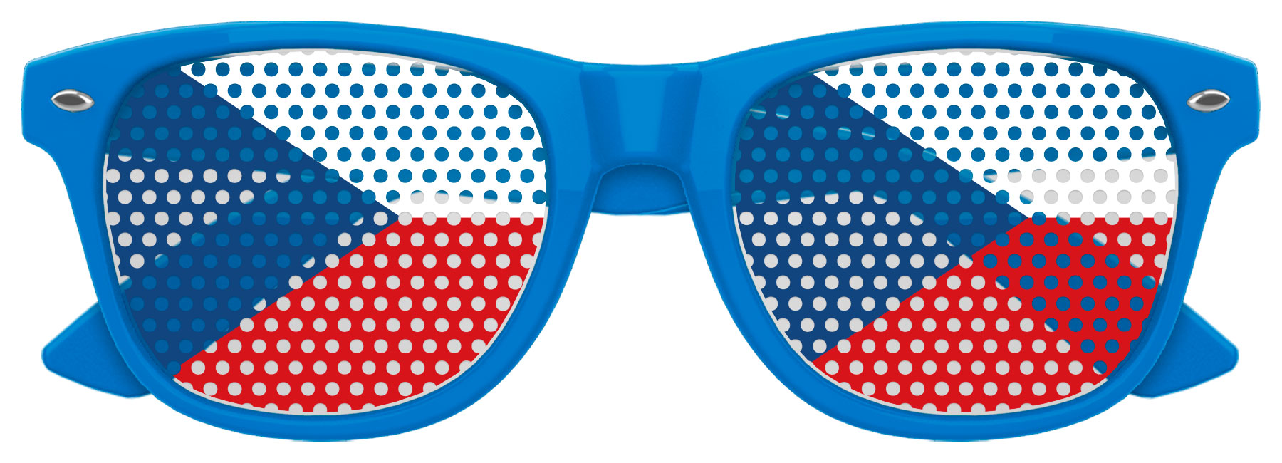 CZECH REPUBLIC / CZECHIA FLAG World Cup Party Sunglasses