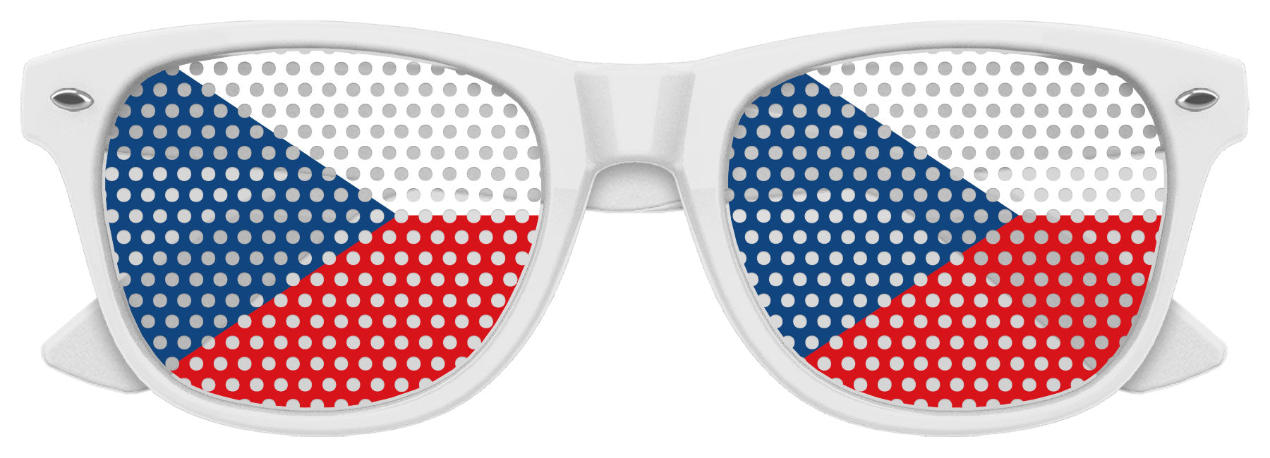 CZECH REPUBLIC / CZECHIA FLAG World Cup Party Sunglasses