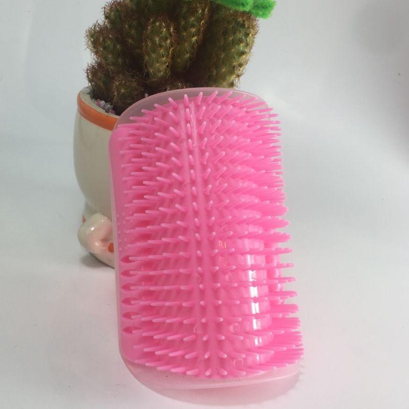 Massager for Cats Pet Products Pets Goods Brush Remove Hair Comb Grooming Table Dogs Care Accessories Things Strip  Soft Cat Massage Brushes Wall Mounted Scraper for Kitten