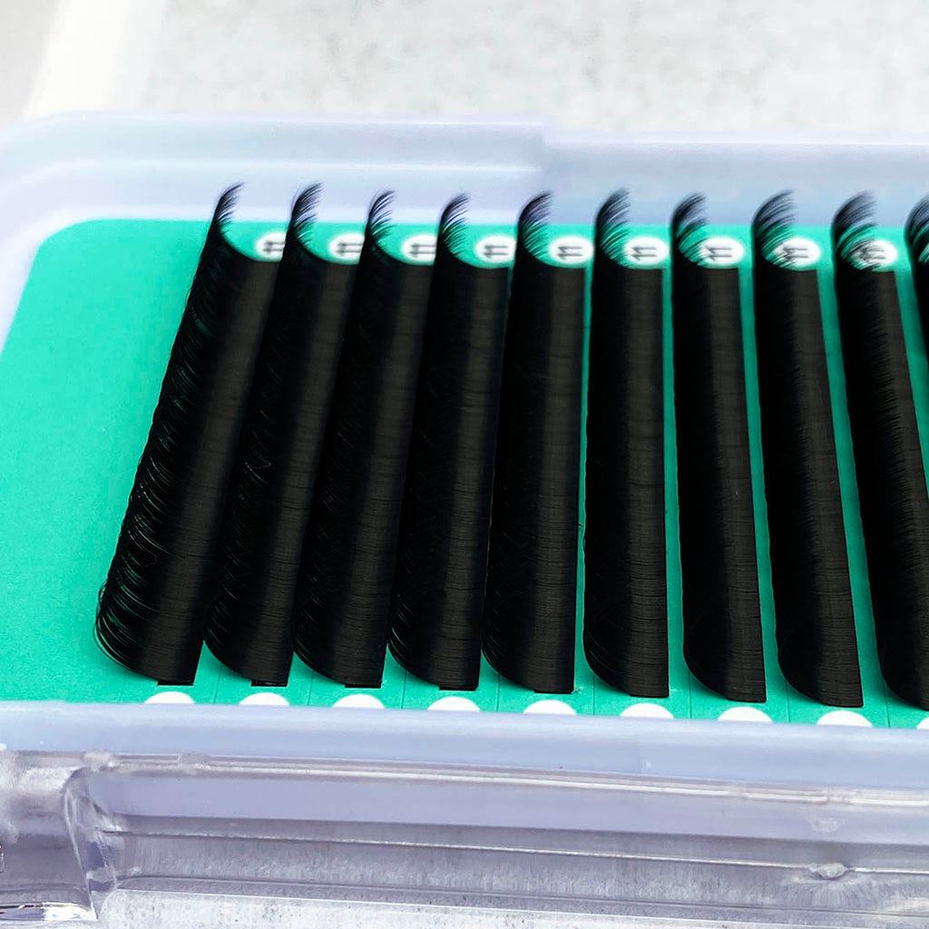 Cashmere PRO Extra Matte Deep Black Lash 【0.02 mm】16-lines - NO logo【Best Quality Ever】