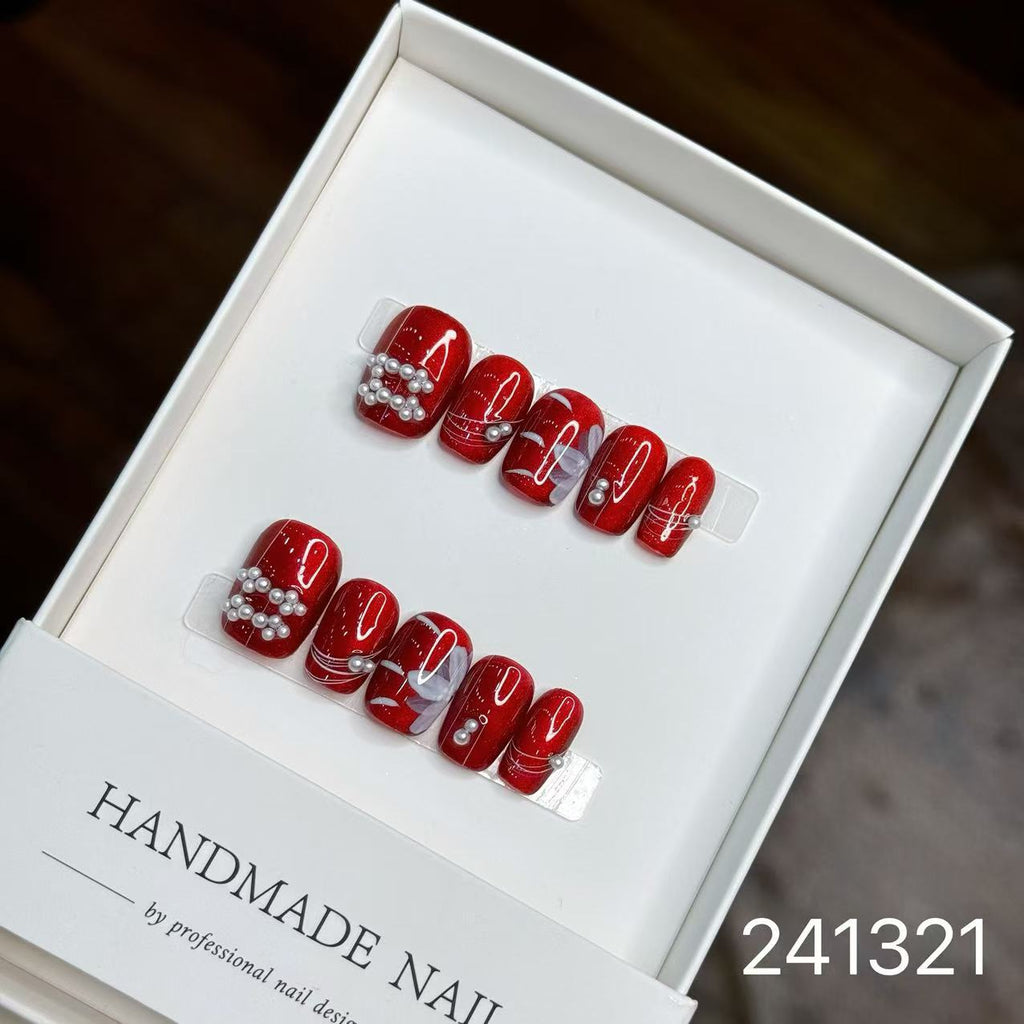 1029- Handmade press on nails fake nails removable
